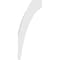 Ekena Millwork 5 1/2-in. W x 8-in. D x 20-in. H Thorton Architectural Grade PVC Knee Brace BRCP055X08X20THR - alternate 3